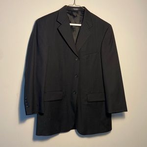 Alfani Black Pinstripe Blazer
